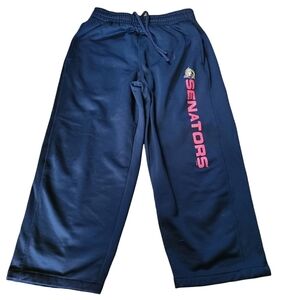 NHL hockey Ottawa Senators black red  drawstring sweatpants SUPER COMFORTABLE
